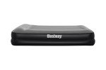 Bestway TriTech Luftbett Aerolux mit integrieter Elektropumpe Double XL/Mid 203 x 152 x 46 cm, Schwarz