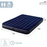 Intex 64765 Luftbett, Bunt, 203 x 152 x 25 cm (Set)