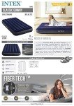 Intex 64757 Classic Downy Blue Dura-Beam Serie Twin Luftbett, Blau, 191 x 99 x 25 cm (L x B x H)