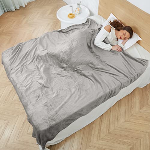 Full-Size Electric Heated Blanket with Plush Fabric