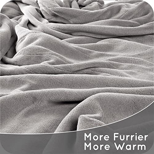 Full-Size Electric Heated Blanket with Plush Fabric
