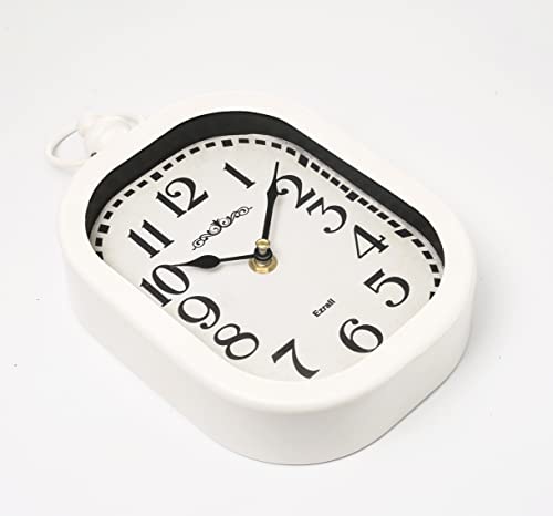 11-Inch Retro Silent Metal Wall Clock