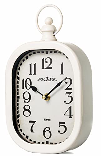 11-Inch Retro Silent Metal Wall Clock