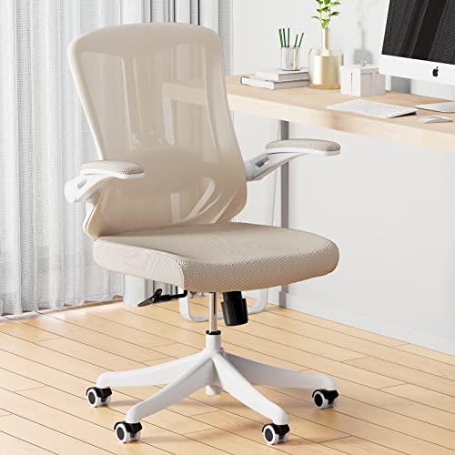 Ergonomic Mesh Office Chair with Flip-Up Arms