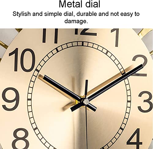 Large Ginkgo Leaf Wall Clock for Home Decor