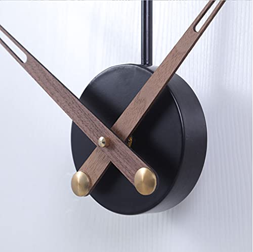 Oversized Modern Nordic Wall Clock in Black