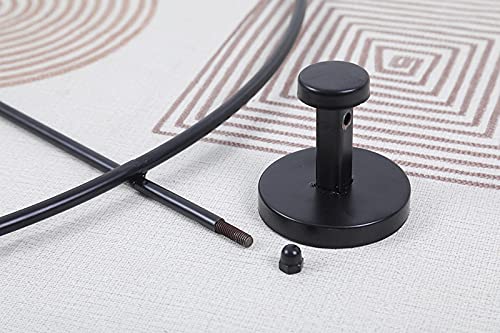 Oversized Modern Nordic Wall Clock in Black