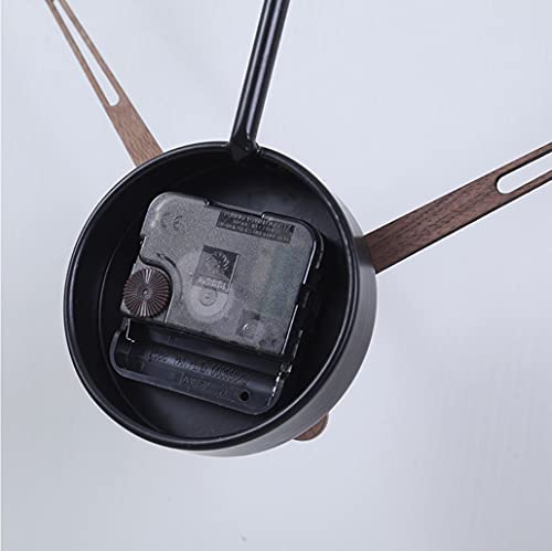 Oversized Modern Nordic Wall Clock in Black