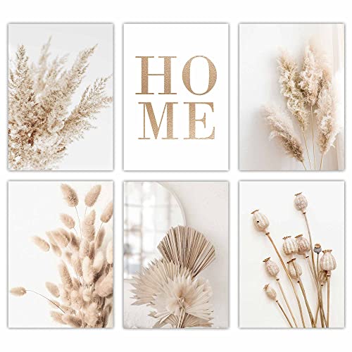 Botanical Wall Art Set of 6 Prints