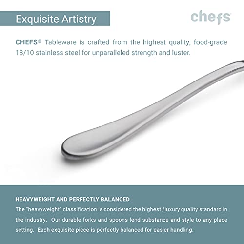 Mesa Satin Flatware Set for 8 – 44 Pieces