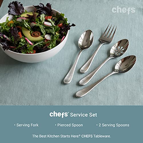 Mesa Satin Flatware Set for 8 – 44 Pieces