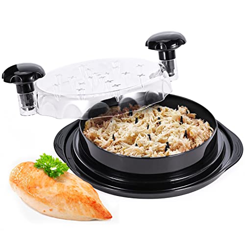 Chicken Shredder,Meat Shredder,Upgraded Chicken Breast Shredder Tool Twist,Chicken Griner with Ergonomic Handle Non-Skid Base for Pulled Pork, Beef and Chicken