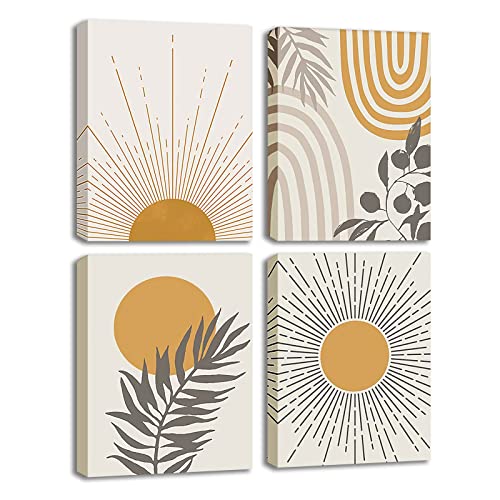 Bohemian Sun Wall Art - Minimalist Framed Prints