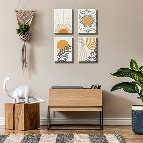 Bohemian Sun Wall Art - Minimalist Framed Prints