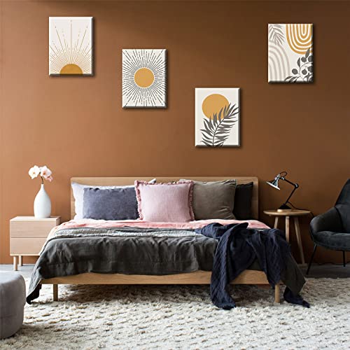 Bohemian Sun Wall Art - Minimalist Framed Prints