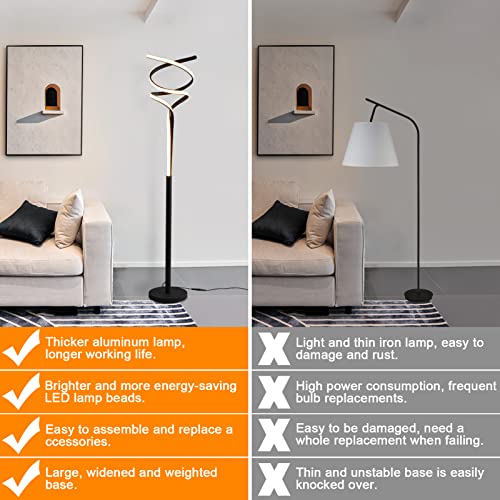 ZxWLife Color-Changing LED Floor Lamp, 63 Inches