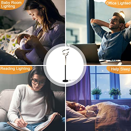 ZxWLife Color-Changing LED Floor Lamp, 63 Inches