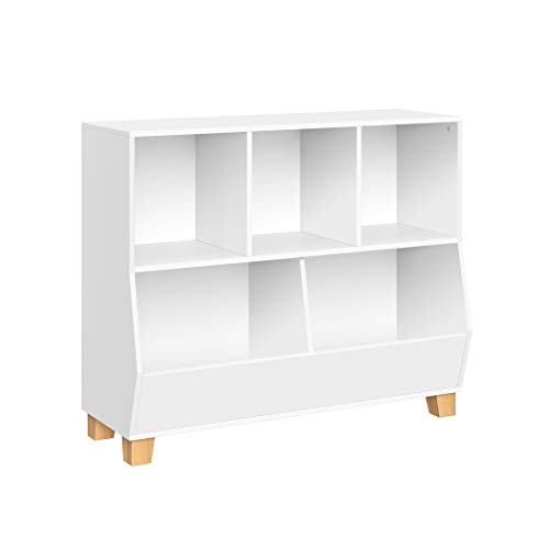 Kids Multi-Cubby Toy Organizer in White