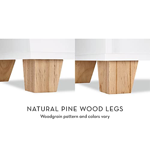 Kids Multi-Cubby Toy Organizer in White