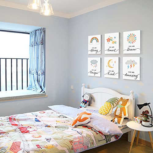 Colorful Rainbow Art Print Set of 6