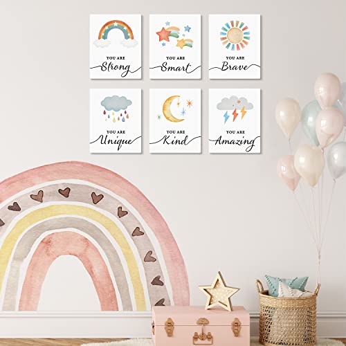 Colorful Rainbow Art Print Set of 6