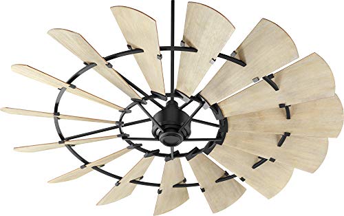 Noir 72" Windmill Ceiling Fan by Quorum