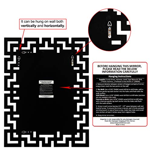 Empire Art Direct Modern Clear Mirror, 31" x 40