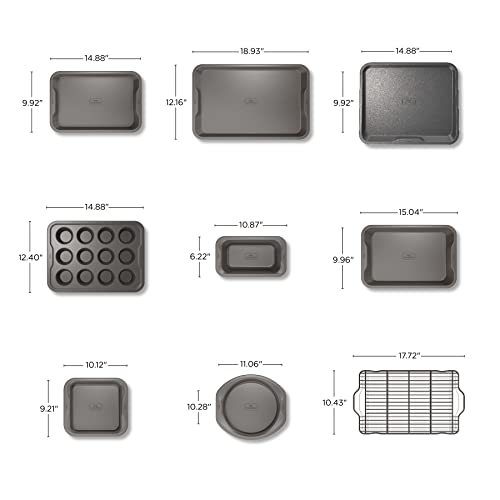 Ninja NeverStick 10-Piece Bakeware Set - Grey