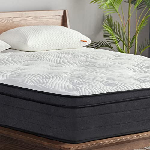 Sweetnight King Gel Memory Foam Mattress - Grey