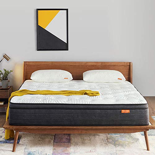 Sweetnight King Gel Memory Foam Mattress - Grey