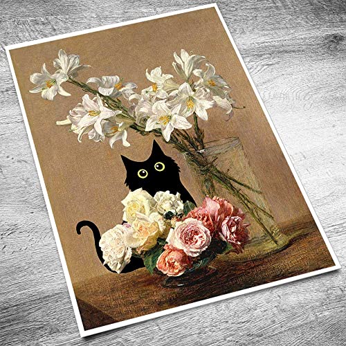 Vintage Cat Wall Art - Henri Fantin Latour Print