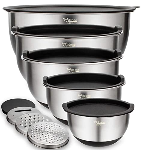 5-Piece Stainless Steel Mixing Bowls Set