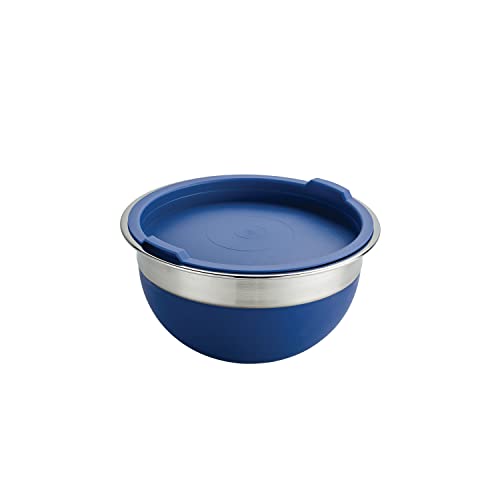 Stainless Steel and Silicone Mixing Bowl Set