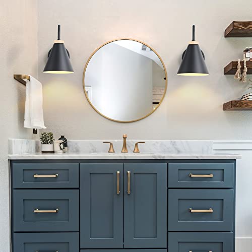 Set of 2 Modern Battery Operated Wall Sconces