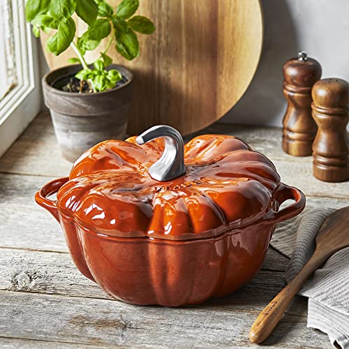 Burnt Orange 3.5 Qt Pumpkin Dutch Oven