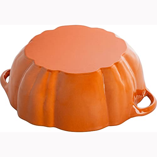 Burnt Orange 3.5 Qt Pumpkin Dutch Oven
