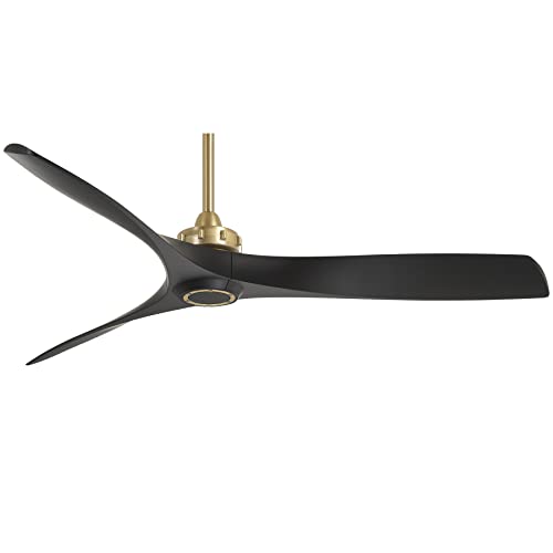 Minka-Aire 60" Aviation Ceiling Fan in Soft Brass