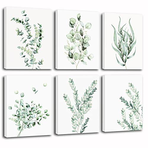 Framed Botanical Wall Art Canvas Prints Set
