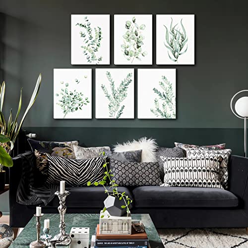 Framed Botanical Wall Art Canvas Prints Set
