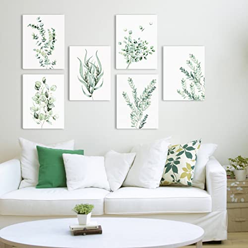 Framed Botanical Wall Art Canvas Prints Set