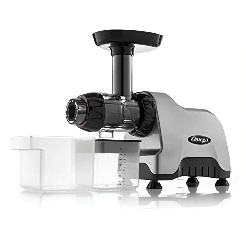 Omega CNC80S Compact Slow Juicer in Silver