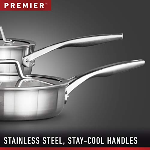 Calphalon Premier Stainless Steel 11-Piece Cookware Set