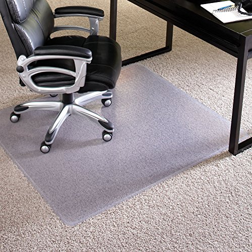 Vinyl Chair Mat for High Pile Carpet, 46x60 Inches