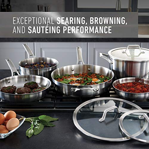 Calphalon Premier Stainless Steel 11-Piece Cookware Set