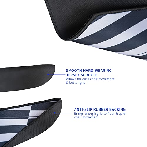 47" Gaming Chair Mat in Natural Rubber