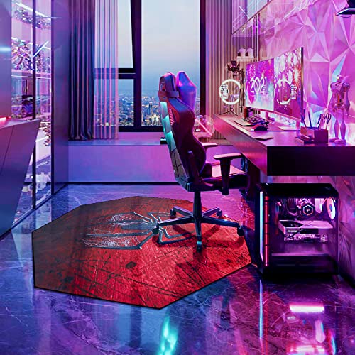 Natural Rubber Gaming Chair Mat for Hardwood Floors