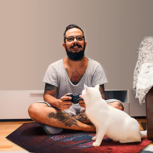 Natural Rubber Gaming Chair Mat for Hardwood Floors