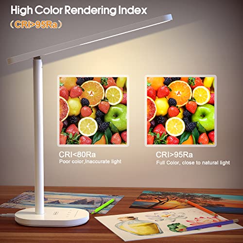 Modern LED Desk Lamp with Night Light & Timer