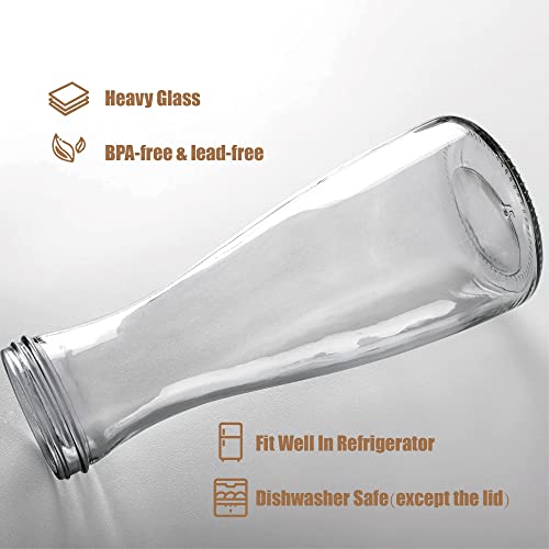 Glass Carafe Set for Juices and Beverages