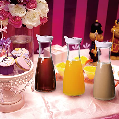 Glass Carafe Set for Juices and Beverages